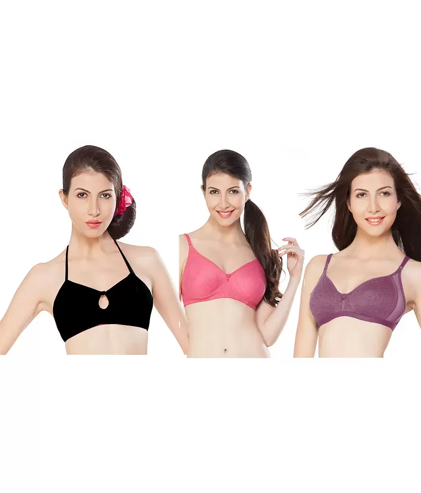 Nagina Multi Color Cotton Bra - Buy Nagina Multi Color Cotton Bra Online at  Best Prices in India on Snapdeal