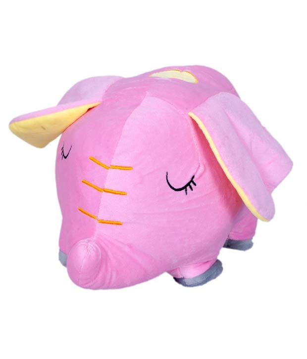 pink elephant soft toy