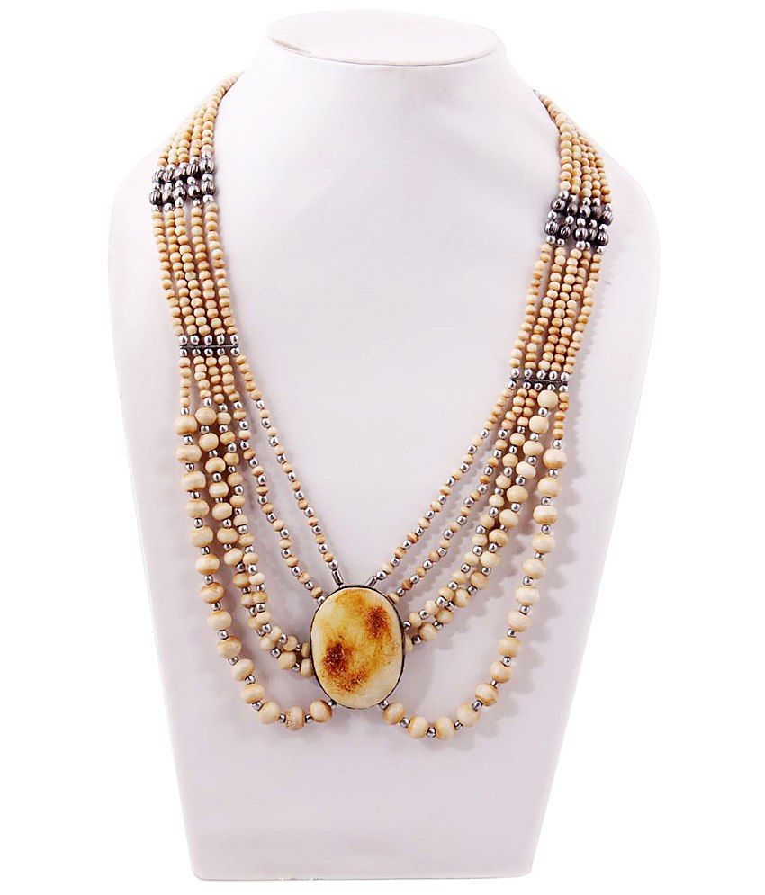 Indian Charm Bone Beads Designer Necklace - Buy Indian Charm Bone Beads ...