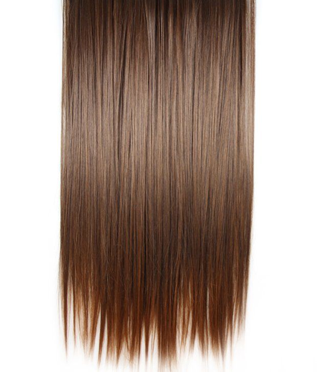 Lemodish Double Drawn Natural Straight Hair Extensions 24 Inches