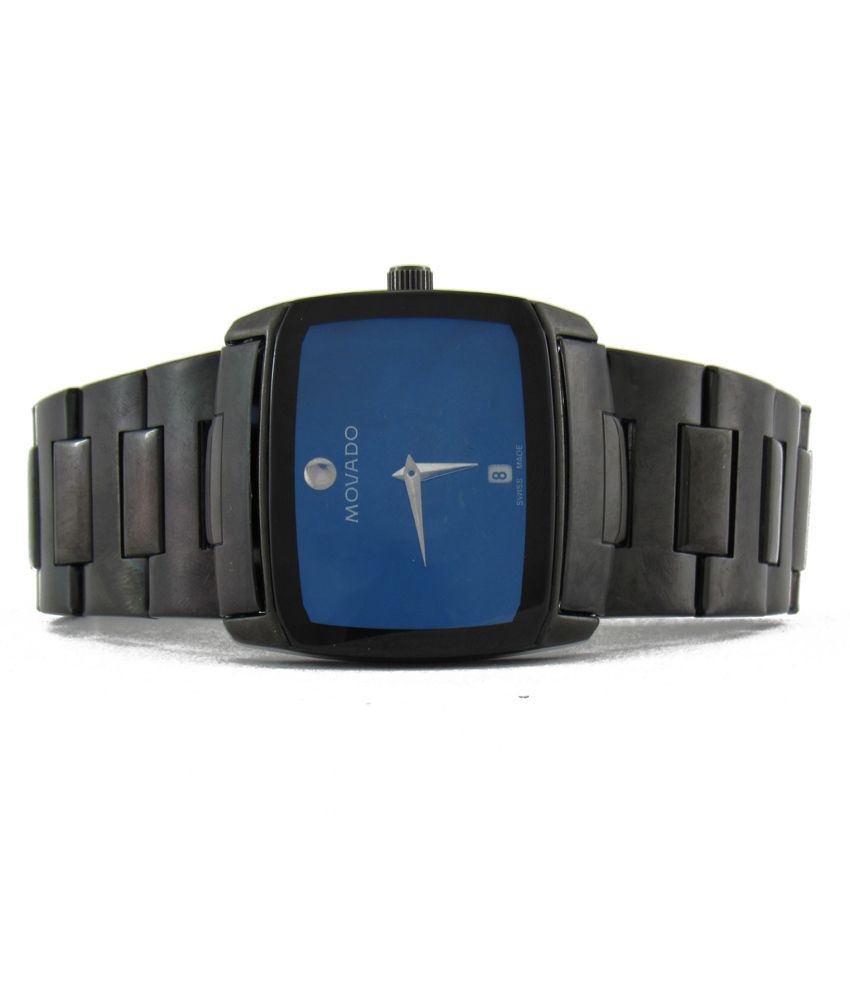 movado black and blue