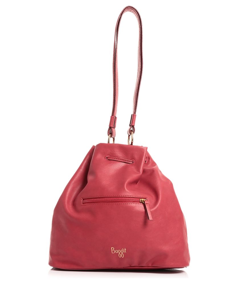 baggit red handbag