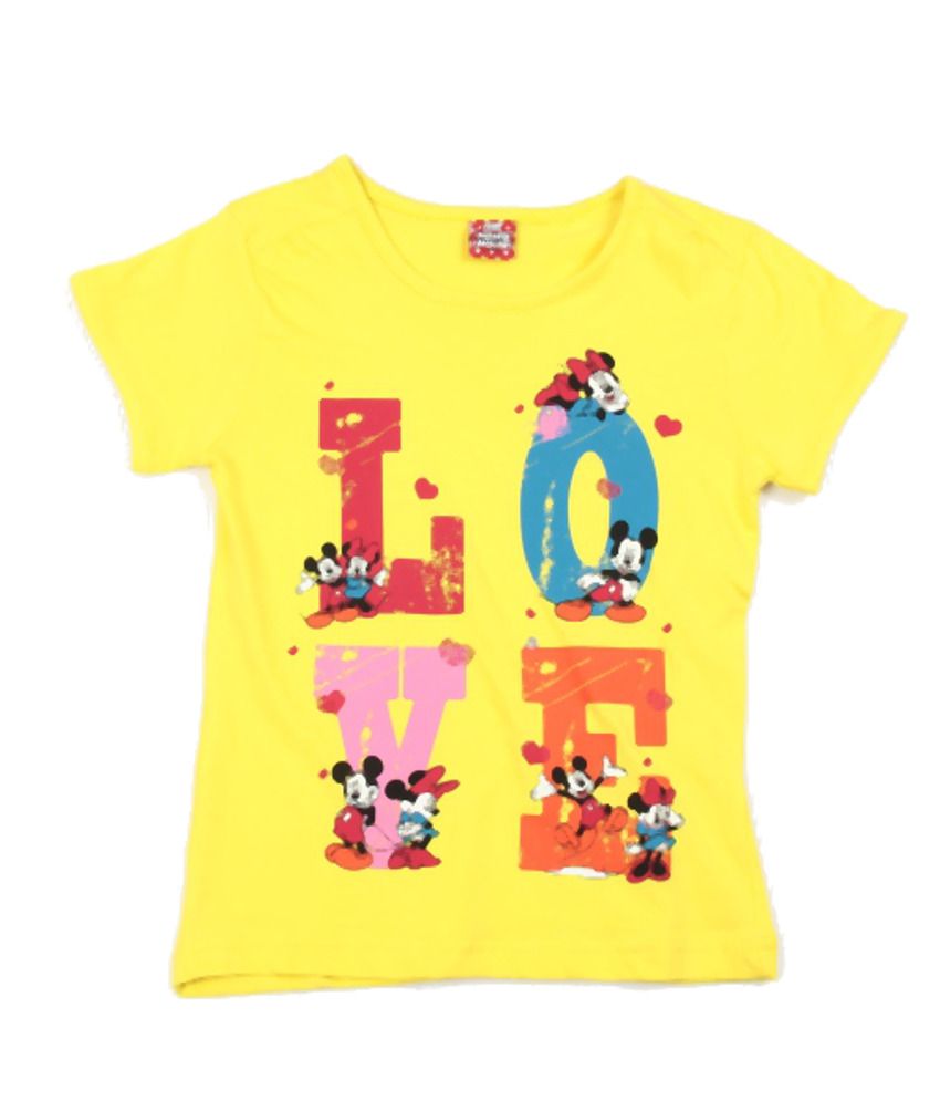 yellow disney character shirt