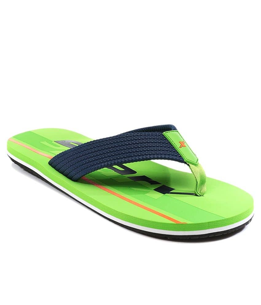 cheap green flip flops
