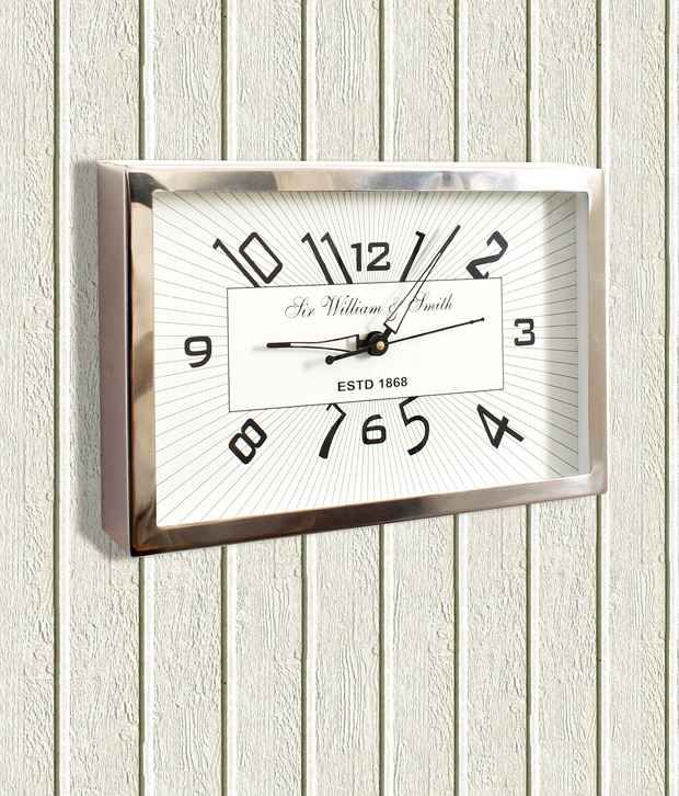 Trendy Ile Brass Silver Wall Clock Buy Trendy Ile Brass Silver Wall