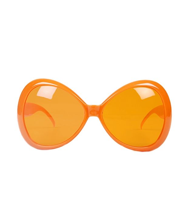 big orange sunglasses