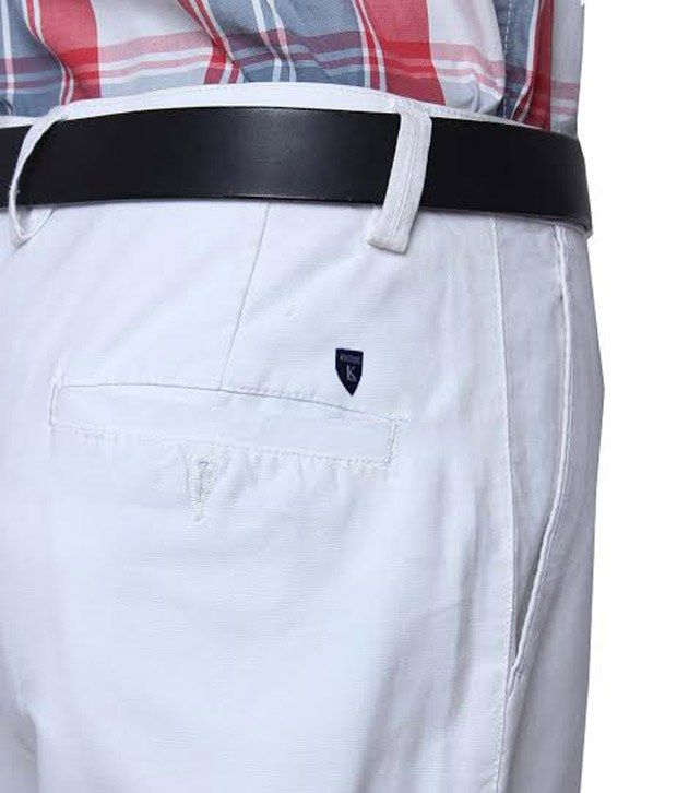 Buy Koutons Slim Fit Men white Cotton 