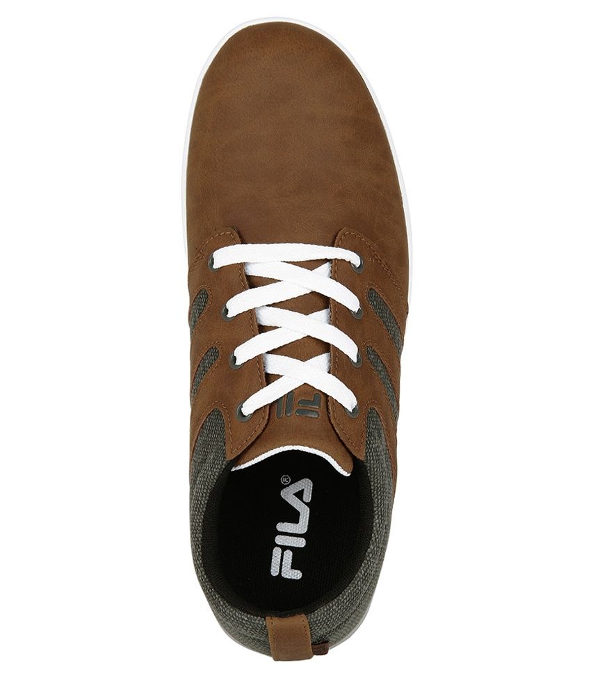 fila brown shoes