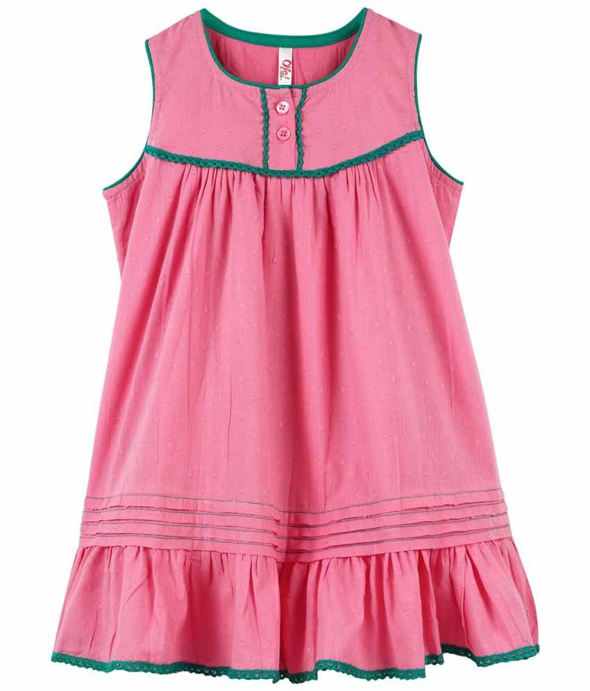 cotton sleeveless frock