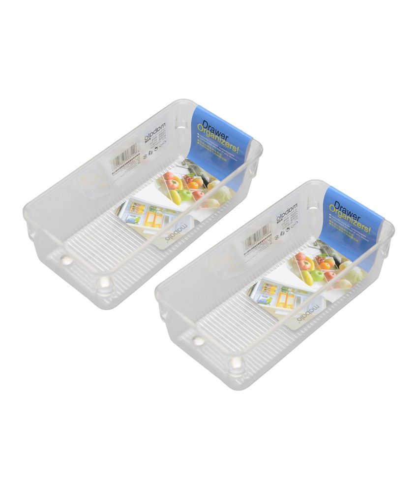 Lifestyle You 2 Pieces Drawer Fridge Kitchen Storage And Organiser