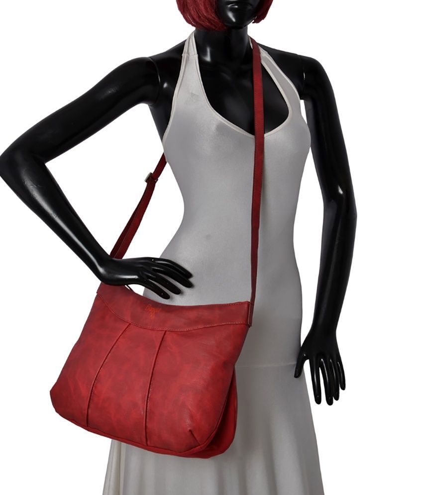 baggit red handbag