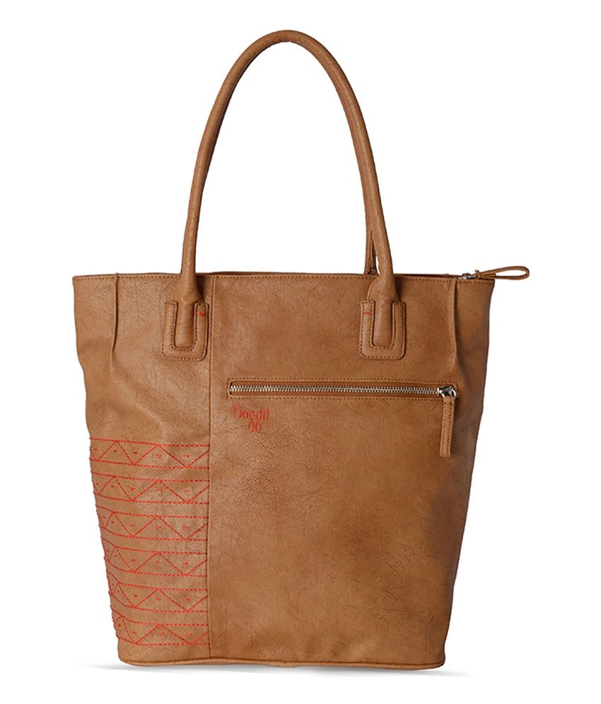 baggit tan handbag