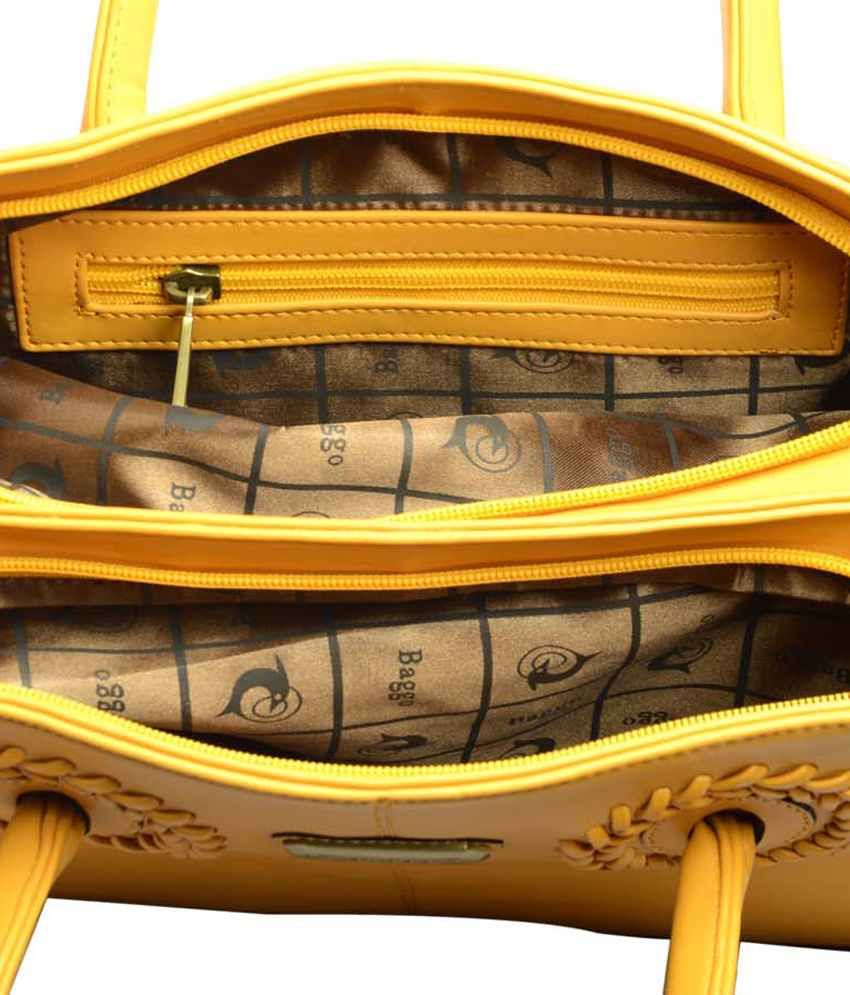 Baggo Yellow Zip Shoulder Bag Buy Baggo Yellow Zip Shoulder Bag