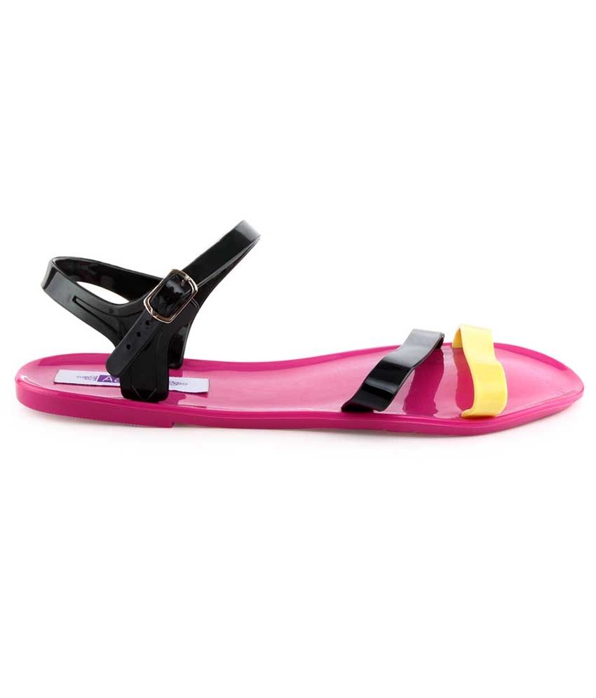 jelly flat sandals