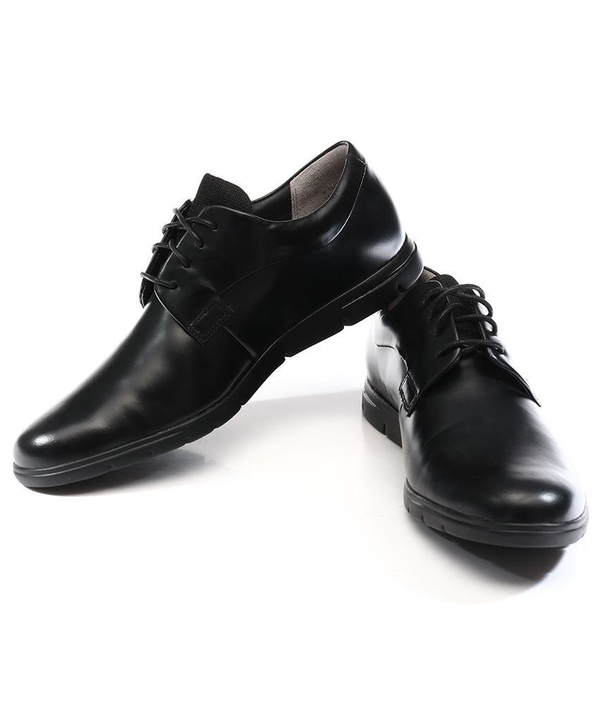 clarks denner motion black dress shoes