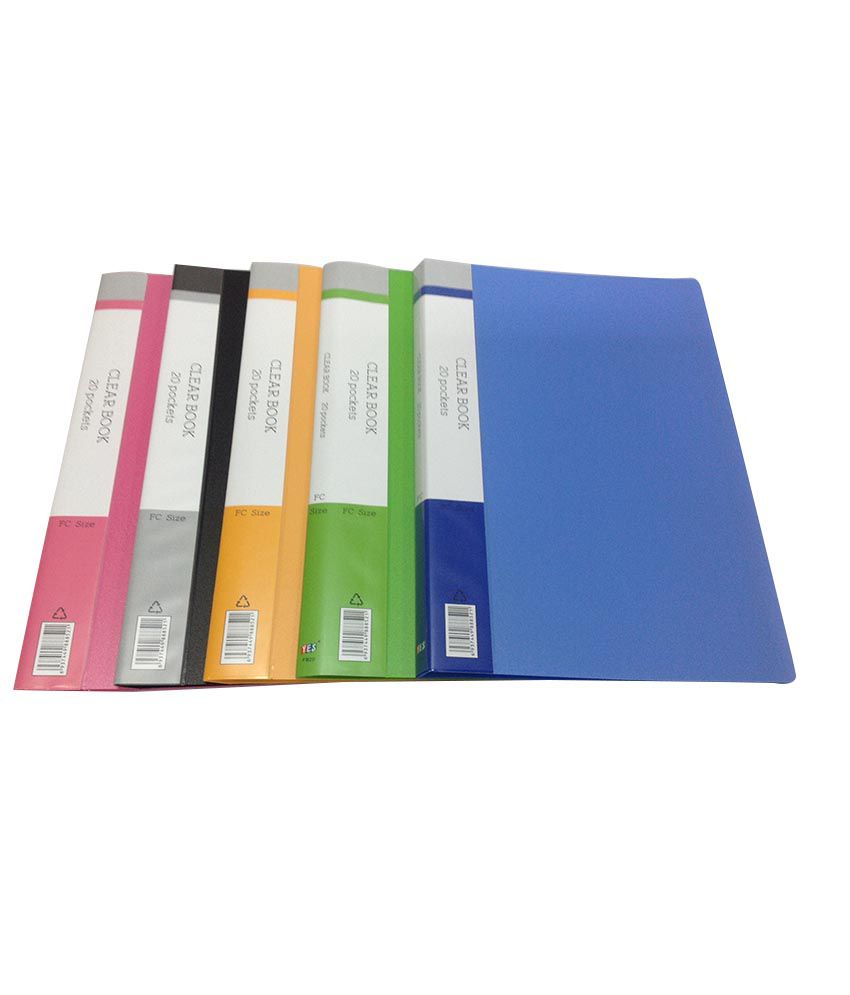     			Yes Display File With 20 Pockets - Pack of 2