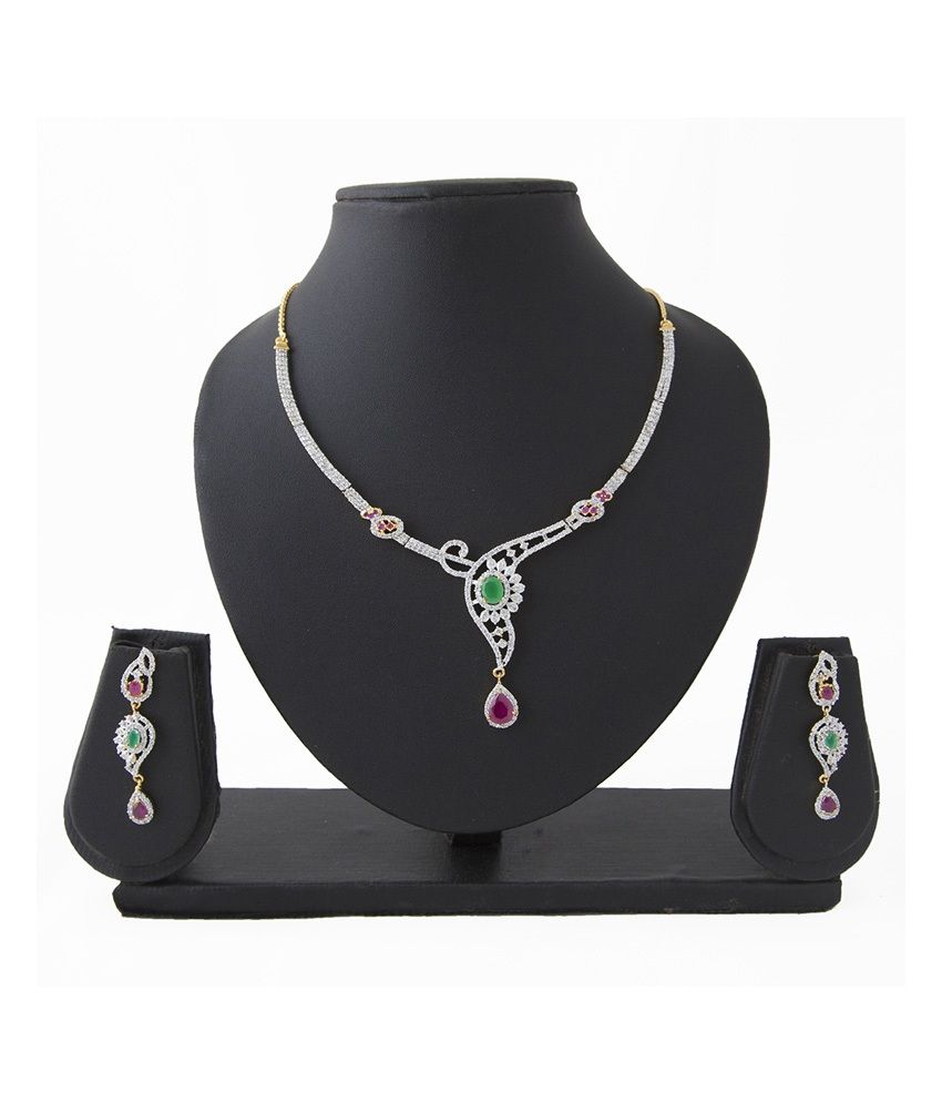 Xquisite Pink Designer Necklace Sets Buy Xquisite Pink Designer