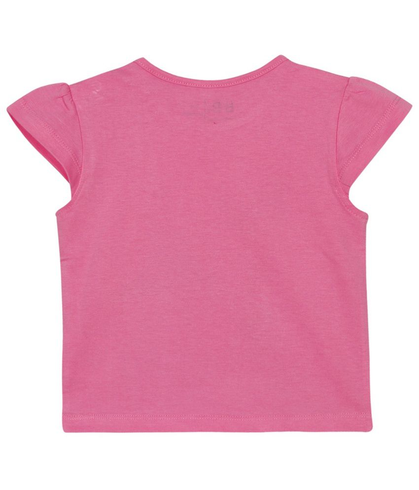 Baby Pure Infant Girls Fuchsia T-Shirt With Print - Buy Baby Pure ...
