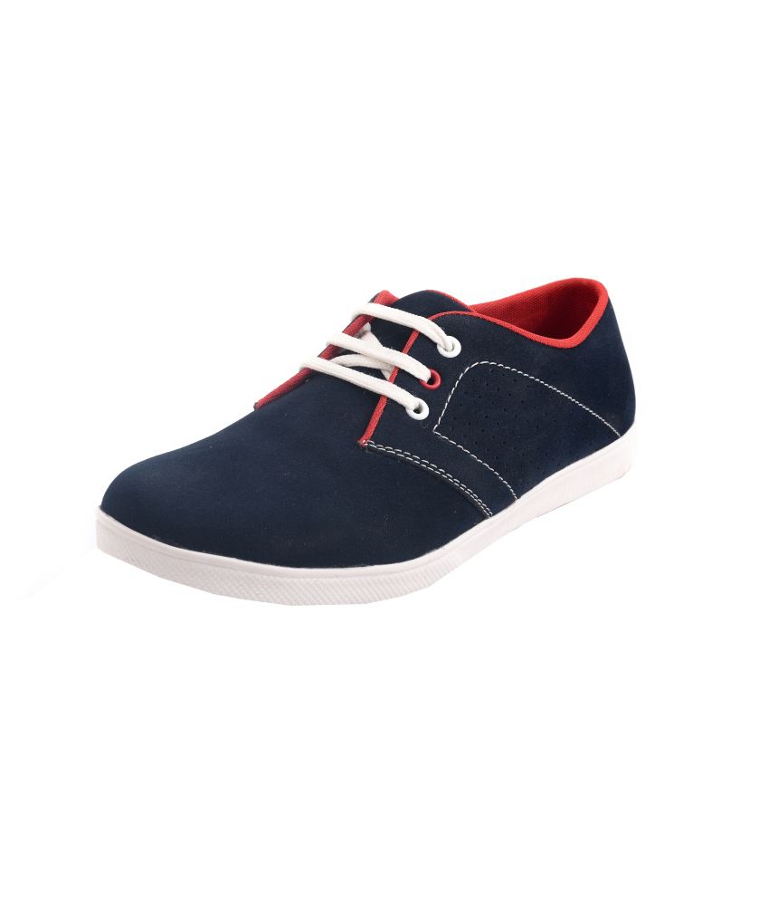 Chamois Blue Sneaker Shoes - Buy Chamois Blue Sneaker Shoes Online at ...
