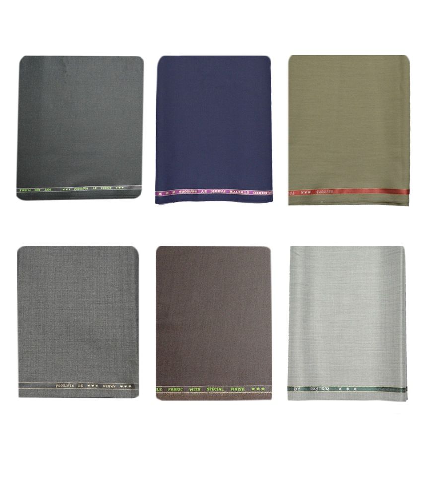 Raymond 3 Pc Unstitched Pant Fabric And 1 Btm Suiting Pabt Fabric