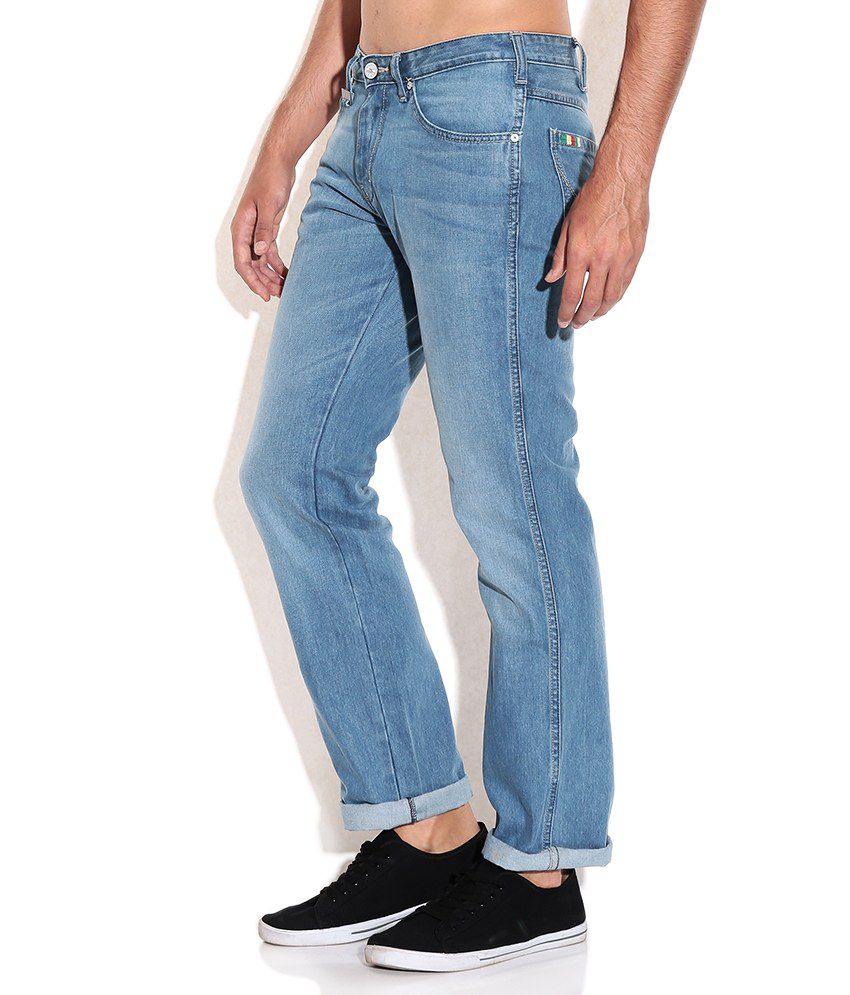 Wrangler Blue Faded Jeans - Buy Wrangler Blue Faded Jeans Online at ...