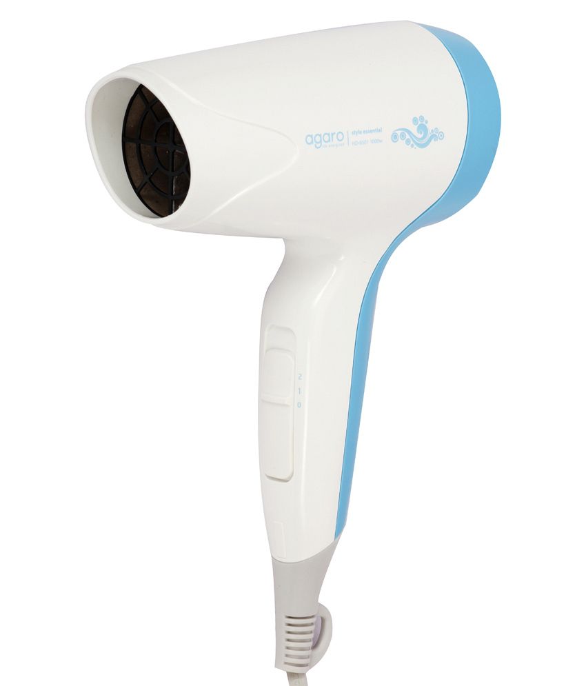 Agaro HD 6501 Hair Dryer White & Blue - Buy Agaro HD 6501 Hair Dryer White  & Blue Online at Best Prices in India on Snapdeal