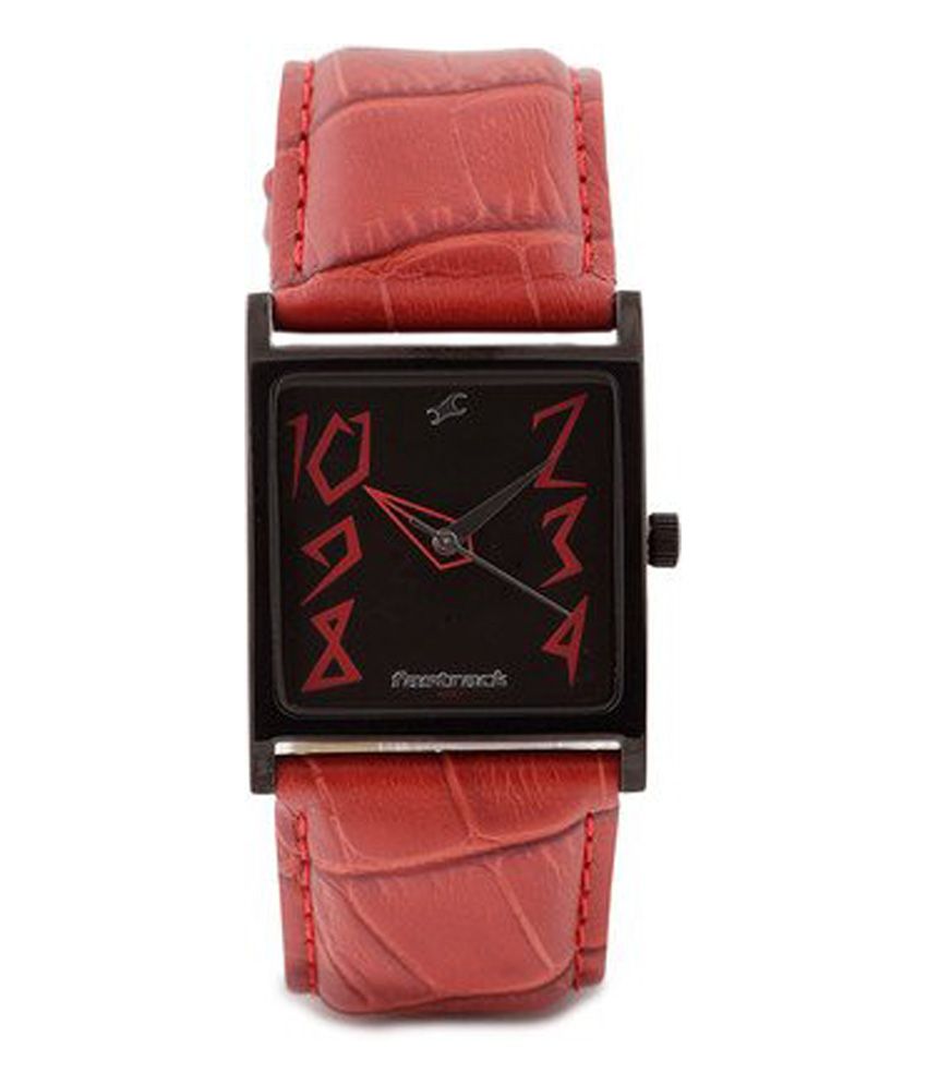 fastrack leather belt watches for womens