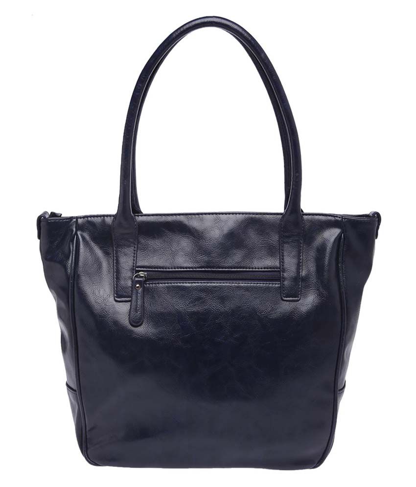 Caprese Aneta Tote Dark Navy Blue Handbag For Women - Buy Caprese Aneta ...