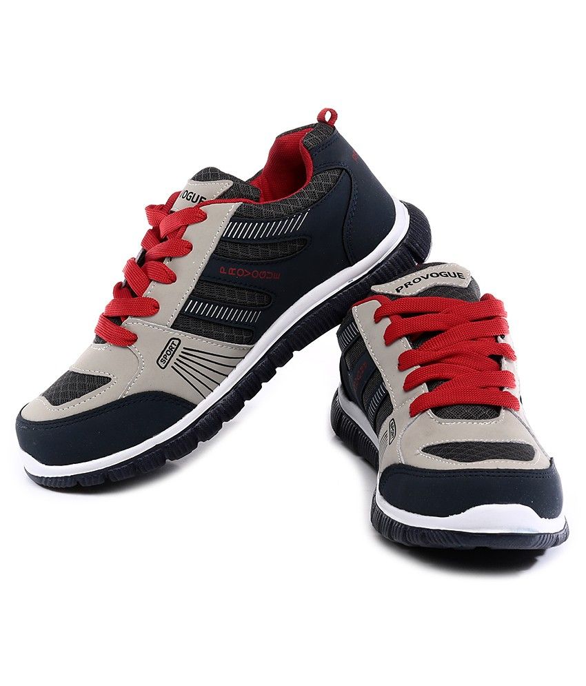 navy and red shoes