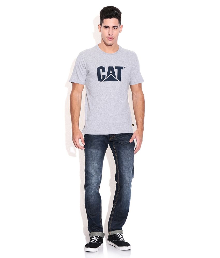 CAT Blue Skinny Fit Jeans - Buy CAT Blue Skinny Fit Jeans Online at ...