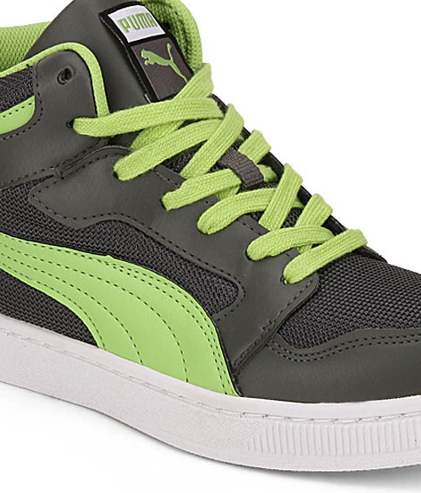 puma grey high tops