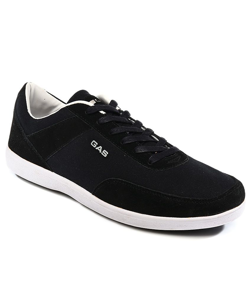 GAS Black Sneaker Shoes Art G114SL07NEWGYPSOBLACK - Buy GAS Black ...