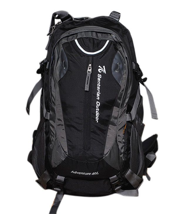 black travel backpack mens