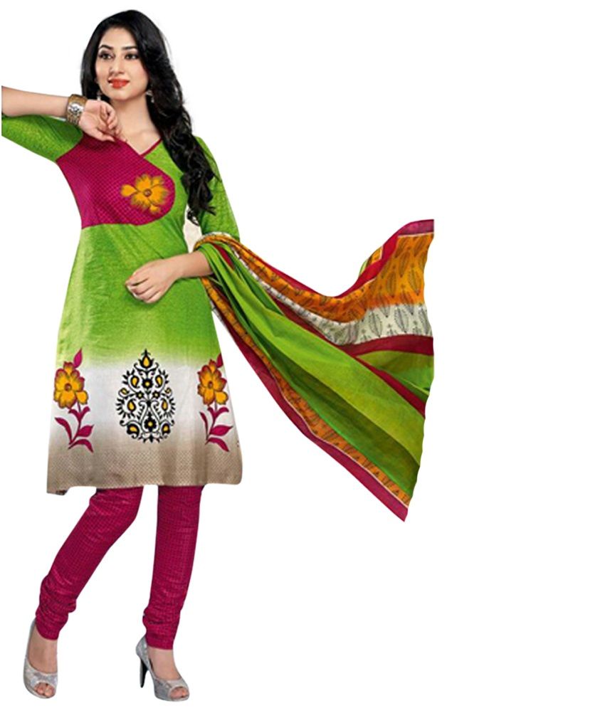 Deeptex Unstitched Dress Material Multi Color Cotton Unstitched Dress Material - Buy Deeptex 