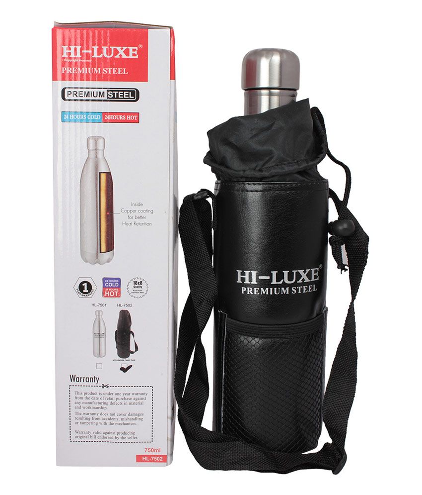 Hi Luxe Thermo Steel 750 ml Vacuum Flask Bottle With