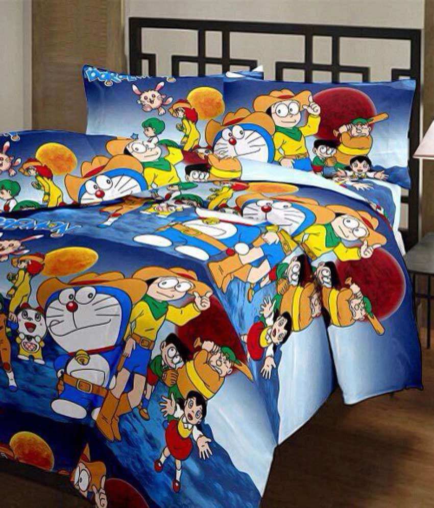     			Renown Adorable Doraemon Print Poly Cotton Single Bed Ac Blanket/ Dohar