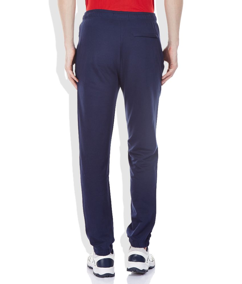 navy track pants mens