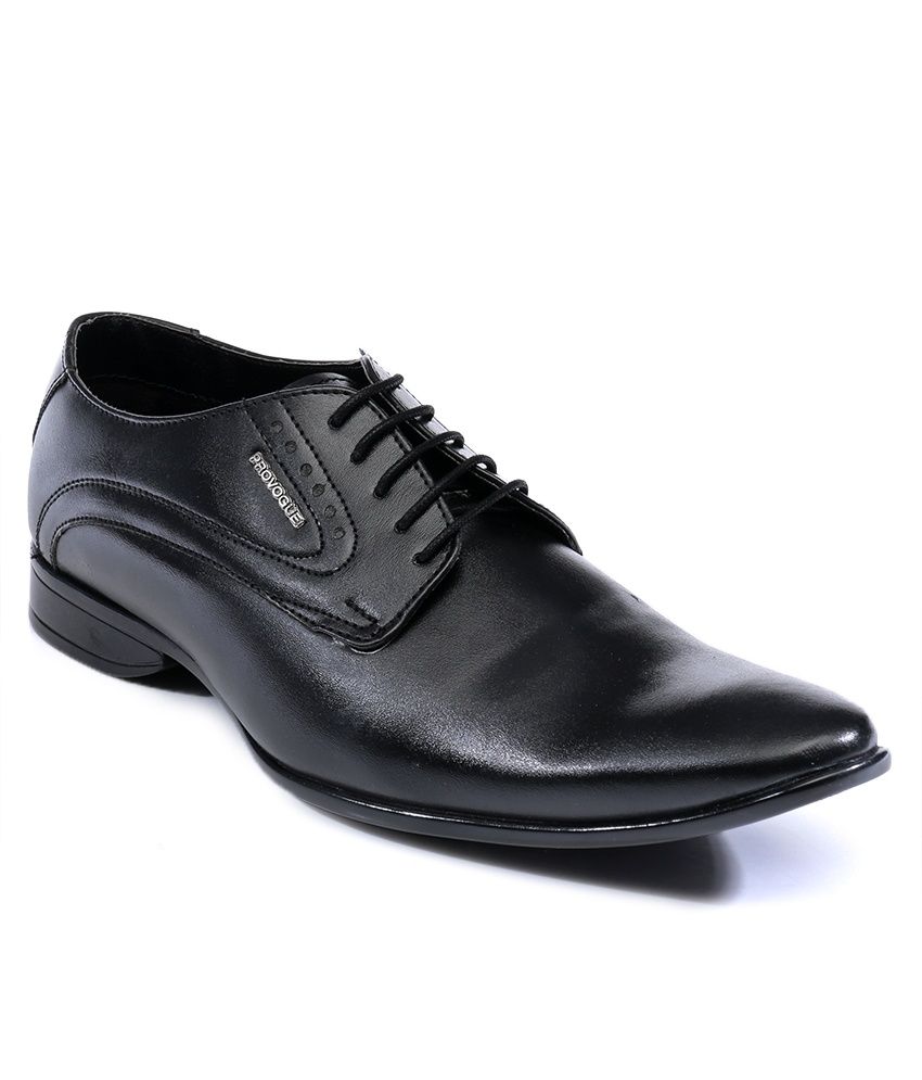 Provogue Black Colour Formal Shoes Price in India- Buy Provogue Black ...