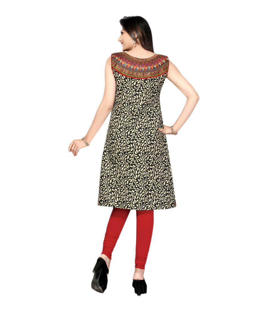 boat neck straight kurti design
