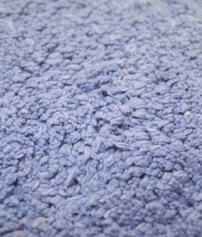 Belle Maison Blue Cotton Bath Mat Buy Belle Maison Blue Cotton Bath