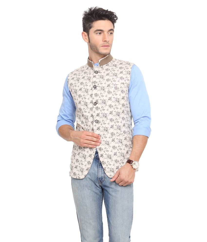 sleeveless nehru jacket