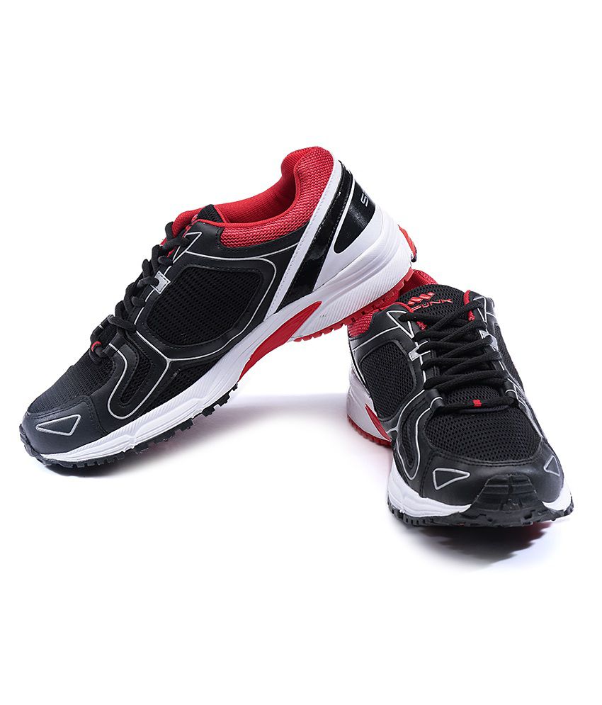 Spunk Black / Red Wells Sports Shoes - Buy Spunk Black / Red Wells ...