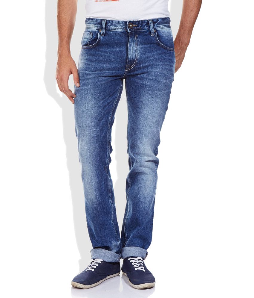 Pepe Jeans Blue Jeans - Buy Pepe Jeans Blue Jeans Online at Best Prices ...
