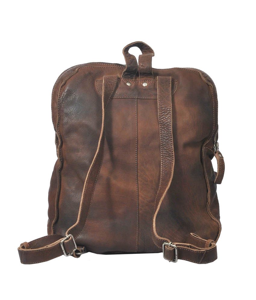 Vilenca Holland Grey Leather Backpack For Men - Buy Vilenca Holland ...