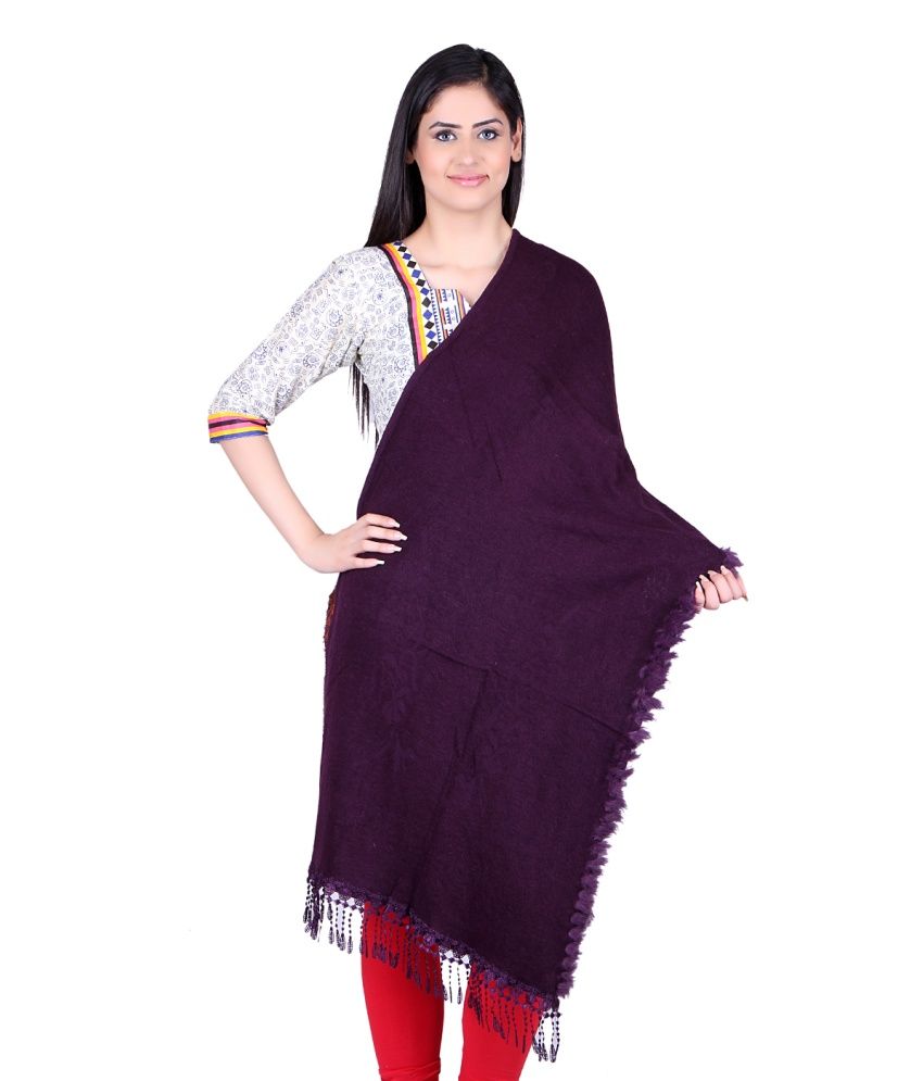 Grj Premium Quality Winter Woolen Stole for Womens: Buy Online at Low Price in India - Snapdeal