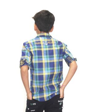 Rofl Boys Checkers Casual Wear Shirt Buy Rofl Boys Checkers