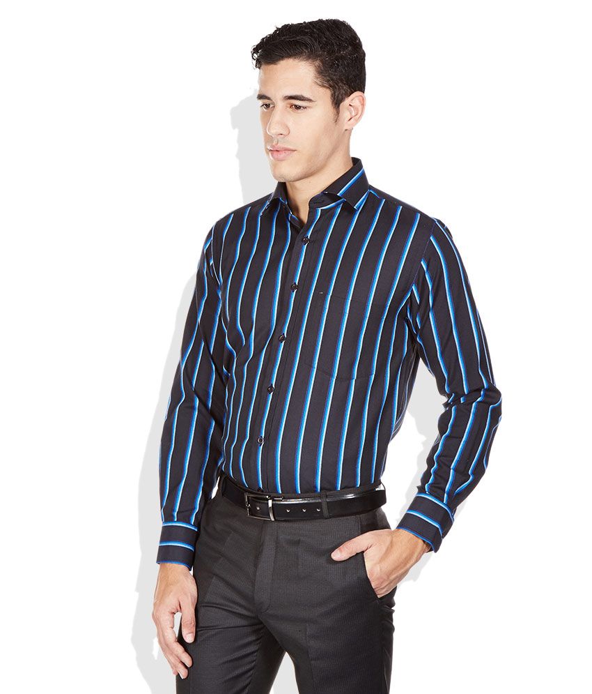 Vivaldi Blue 100 Percent Cotton Shirt - Buy Vivaldi Blue 100 Percent ...