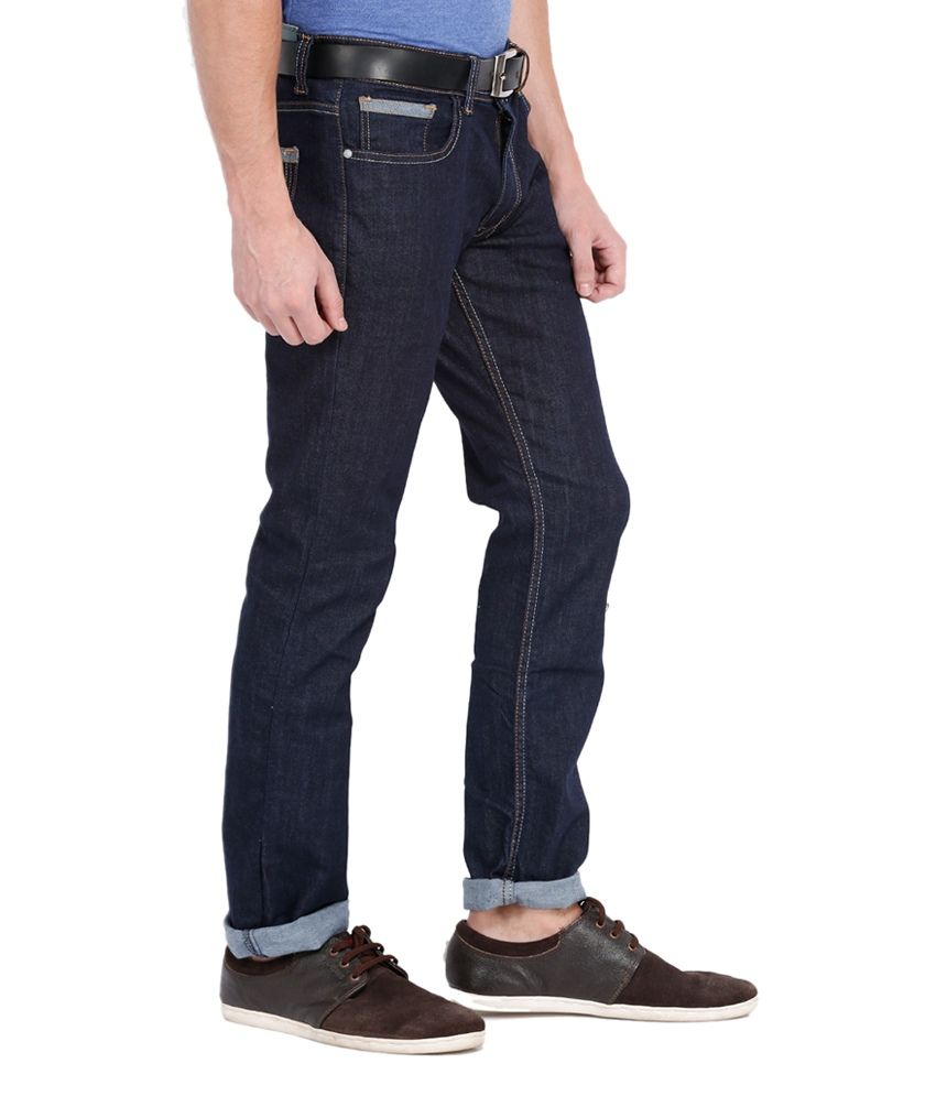 navy blue slim fit dickies