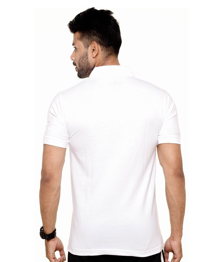 Fleximaa White & Red Collar Polo T-Shirts (Pack of 2) - Buy Fleximaa ...