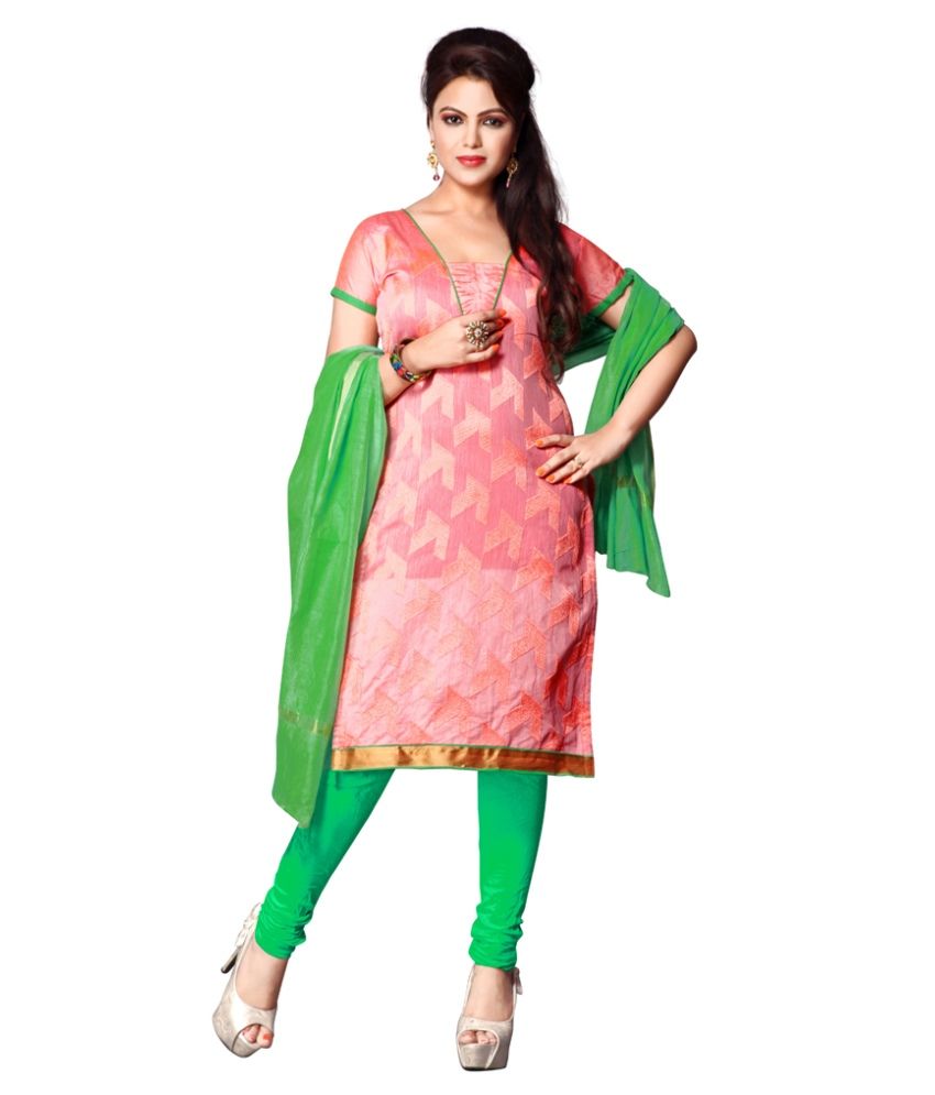 multi color churidar material